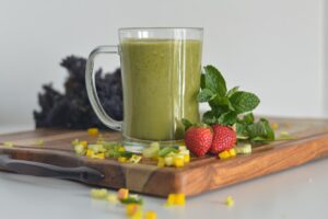 Effective Constipation Smoothie with Fiber and Water