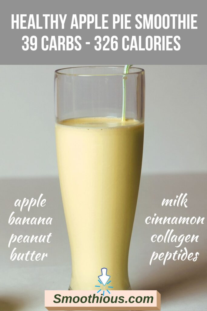 healthy apple pie smoothie for weight loss