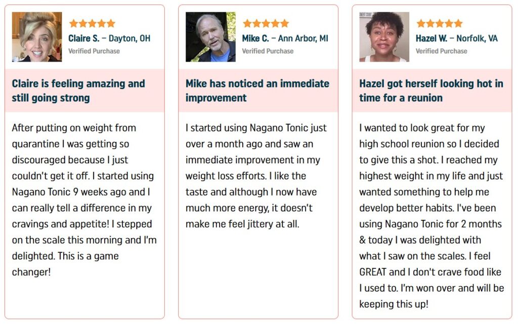 nagano lean body tonic testimonials